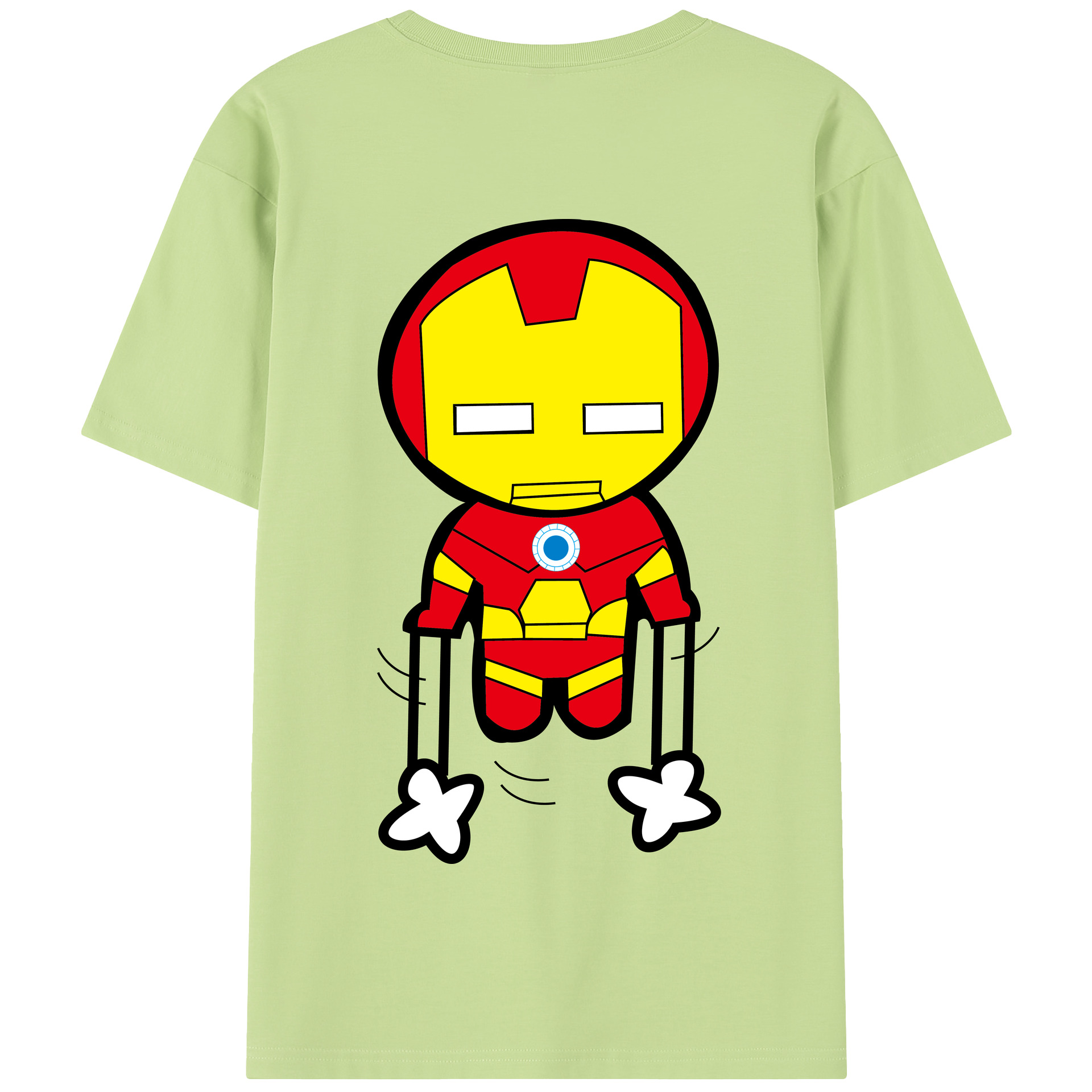 （画像用） アベンジャーズ The Avengers 綿100％半袖Tシャツ（背面プリント）
